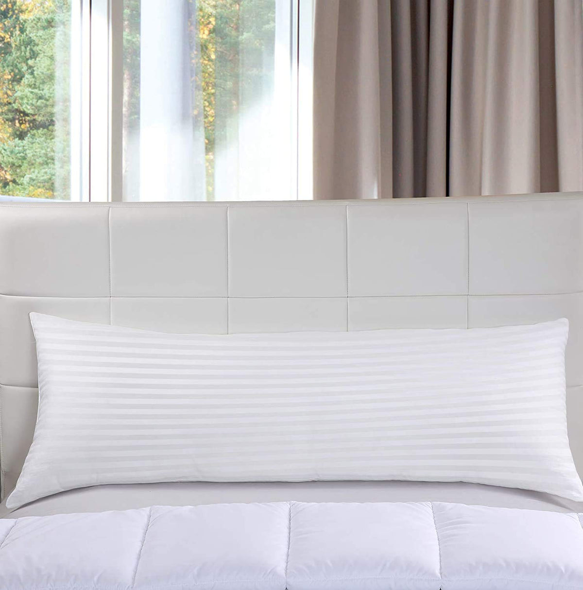 Body Pillow, Long Pillow For Side Sleeper, Cuddle, Pregnancy Pillow, White | Soft Body Pillow, Full Body Pillow, Multipurpose Use, Maternity Pillow | Hug Pillow, Adjustable Pillow