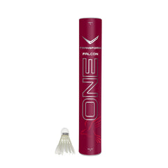 Transfrom VT - One Badminton Feather Shuttlecock , Speed 78 | White , Pack Of 12 , Playing Level - Professional