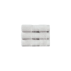 Mytrident Face Towels 600 Gsm | Nectar Soft Collection Wash Towel For Men & Women Face Towels - Damon Grey (3 Pcs)