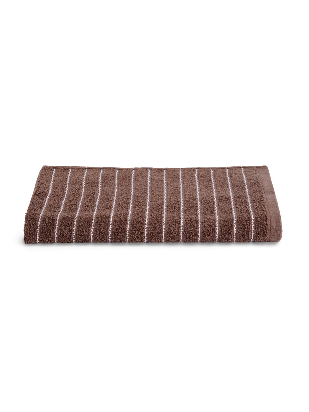 Welspun 2 In-1 100% Cotton 400 Gsm Bath Towel (Chocolate)