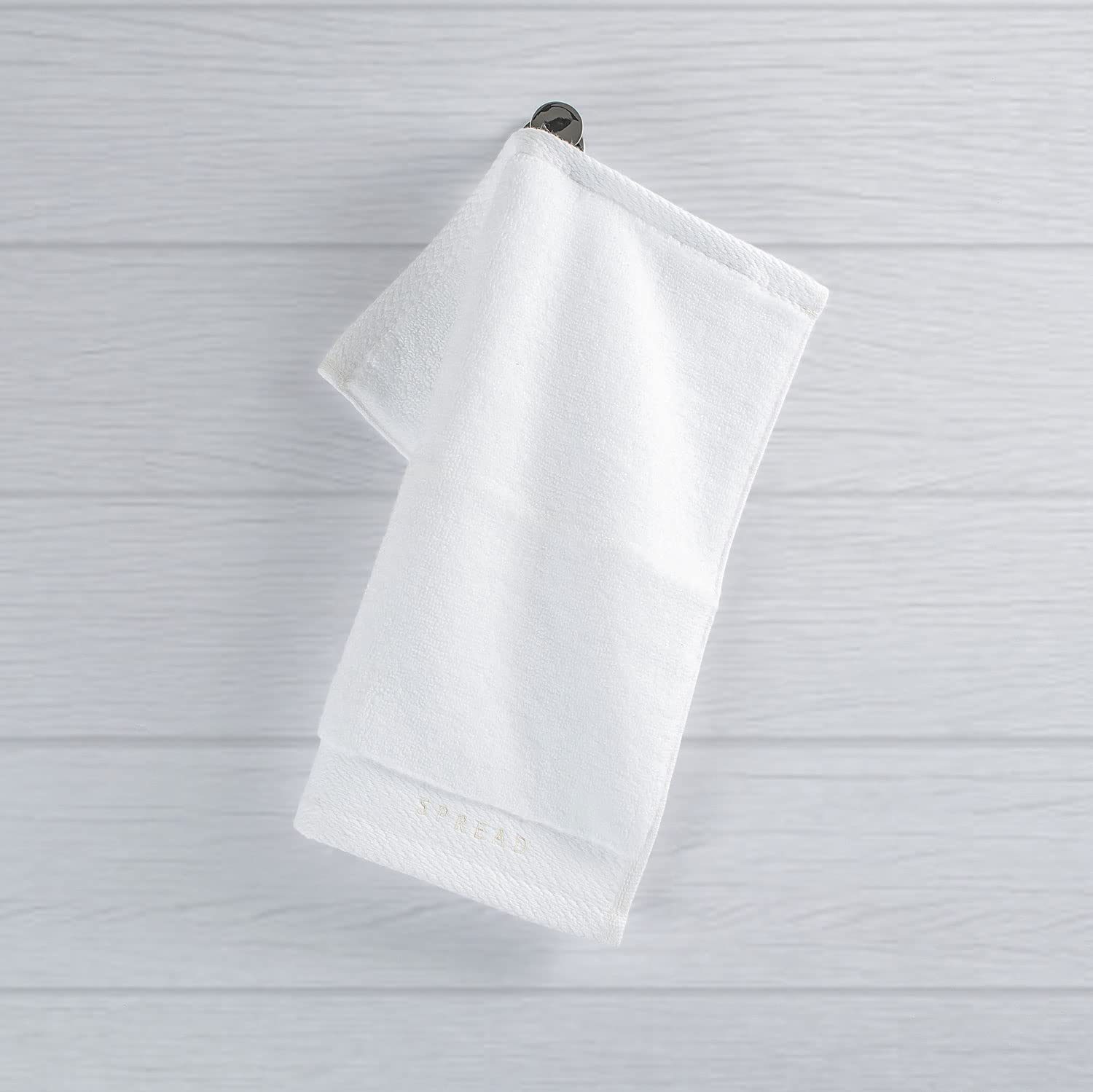 Spread Spain Resort Luxury Hotel & Spa Quality Luxurious Cotton Face Towel 720 Gsm Maximum Softness & Absorbency, Ultra-Durable - White (2 Piece)