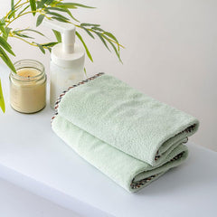 Spread Spain Microfiber Hand Towel 360 Gsm | Hand Towel For Gym & Workout Towels | Super Soft & Highly Absorbent | Set of 2 (Olive)