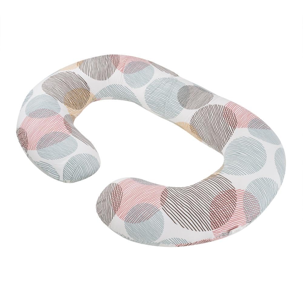 Pregnancy Pillow, C Shaped Pillow, Maternity Pillow For Sleeping - Moonshine | 100% Cotton Pillow For Pregnant Mothers With Breathable & No Heat Fabric - Full Body Support For Better Sleep