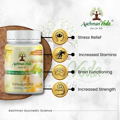 Achman Veda Ashwagandha Tablets 500mg, Boost Energy, Strength & Stamina Helps Anxiety & Stress Relief For Men & Women | 60 Capsules 100gm 0.2lbs Each Pack Of 2