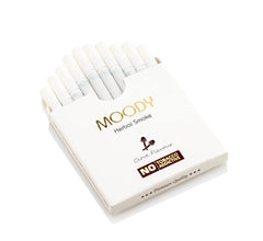 Aarogyam Herbals Moody Cigarette 100% Tobacco & Nicotine Free Smoke For Relieve Stress & Mood Enhance Of Smokers - 10 Sticks In Each Packet Clove Flavour 1 Packet
