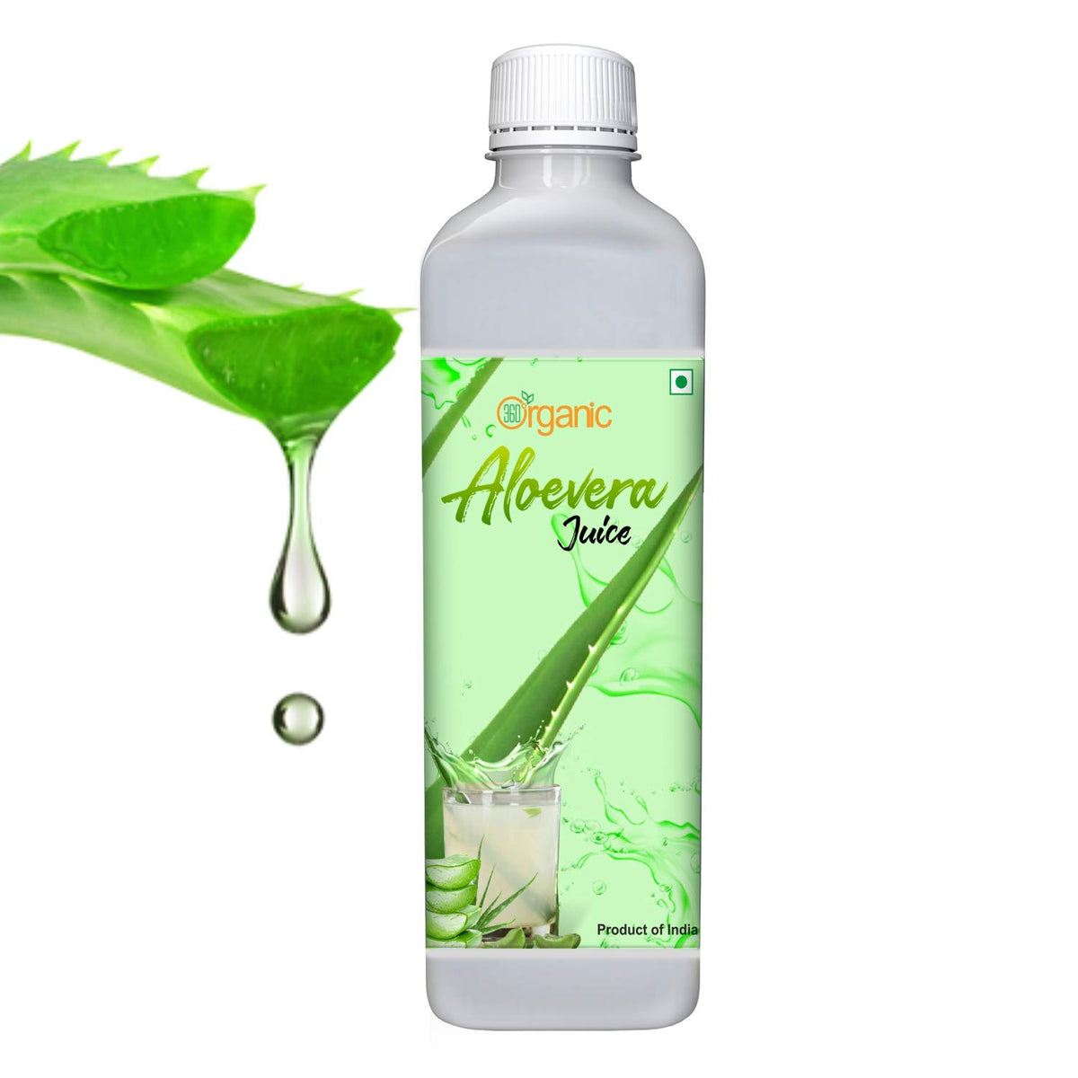 360 Degree Organic Aloe Vera Juice For Skin And Hair No Added Sugar, Rich In Vitamins, Minerals & Antioxidants | 500ml 1.1lbs