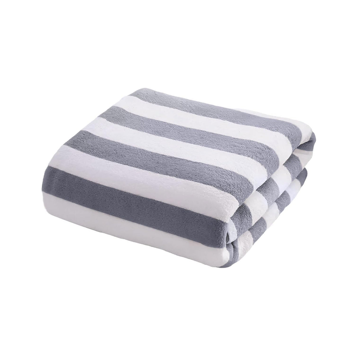 Maxoshine Microfiber Towels For Bath Large Size-Super Soft Coral Fleece Bathing Towel With Hook Quick Dry Super Absorbent-Bath Towel For Men & Women (Grey)