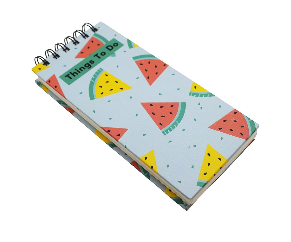 To Do List Notepad, Daily Planner Diary, Pages 129, Birthday Return Gift (Watermelon)