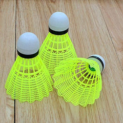 Rocfar Masher 150 Nylon Shuttlecocks For Senior and Junior players | Yellow , Pack Of 6