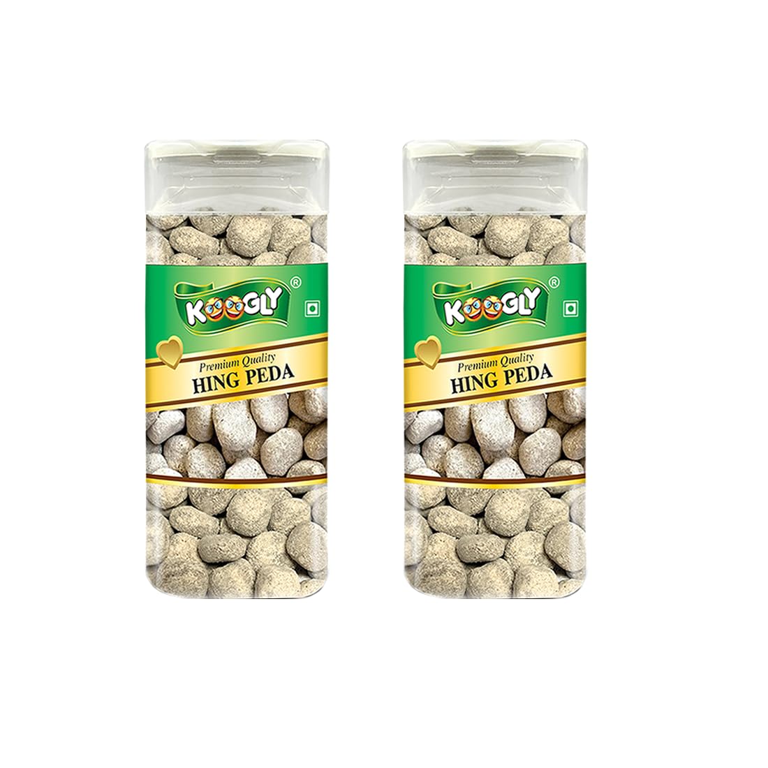 Koogly Hing Peda 500gm, (250gm *2) | Healthy Digestive Mouth Freshener | Jar Pack