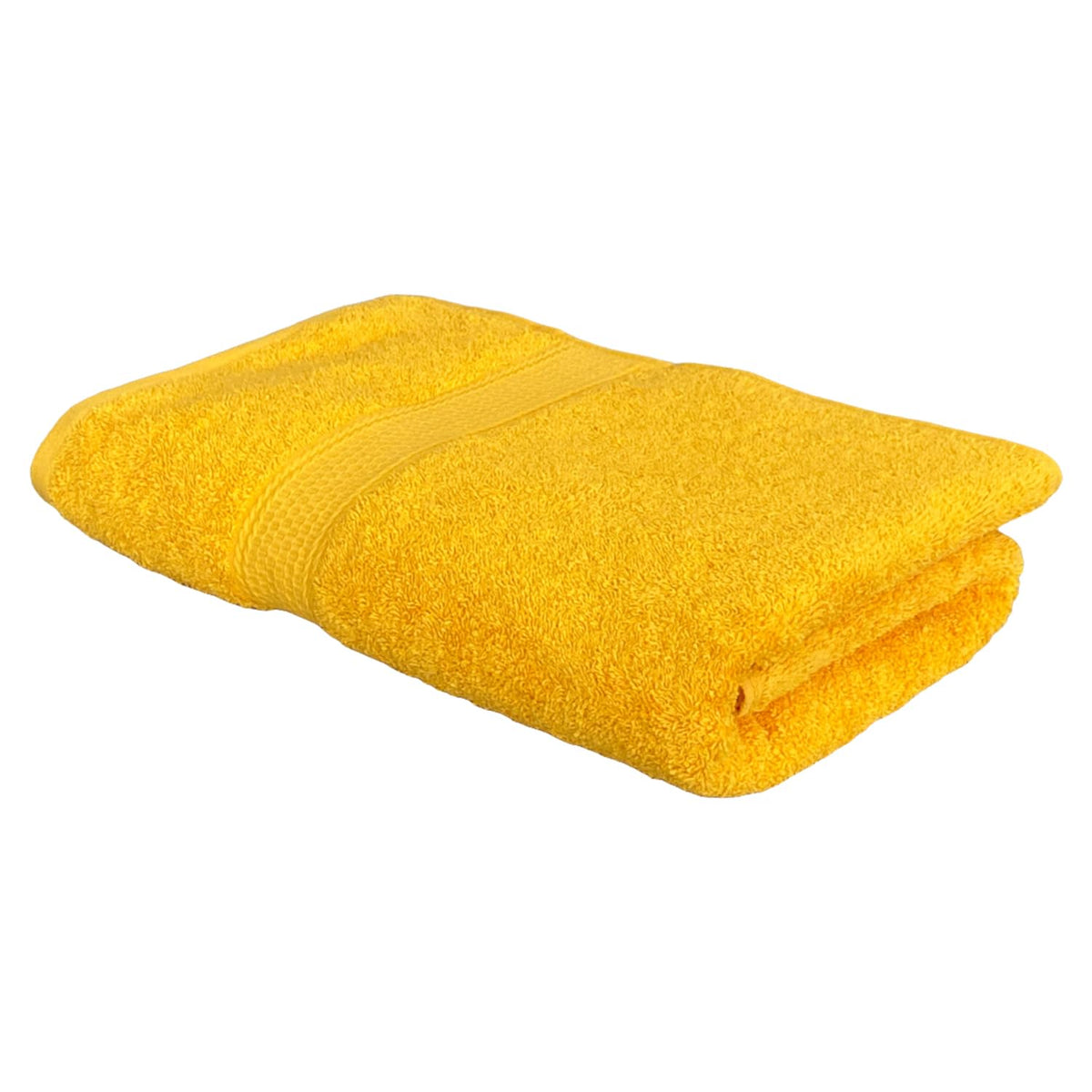 PatPug 100% Indian Ultra Soft Cotton Towel 380 Gsm | Highly Absorbent, Fade Resistant Large Bath Towel (Orange)