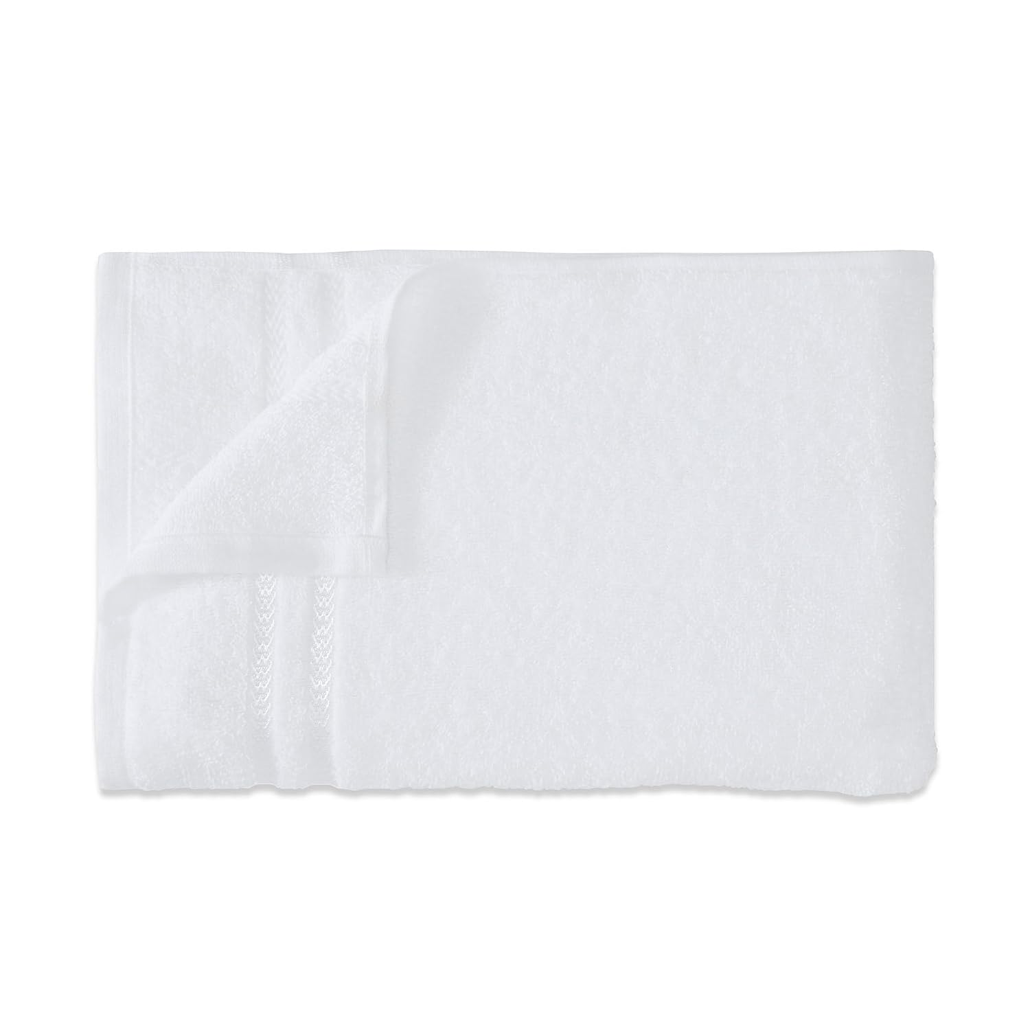 Welspun 100% Cotton Quick Dry Large Size Bath Towel 500 Gsm | High Absorbency Super Soft, Fast Drying Bath Towels (White)