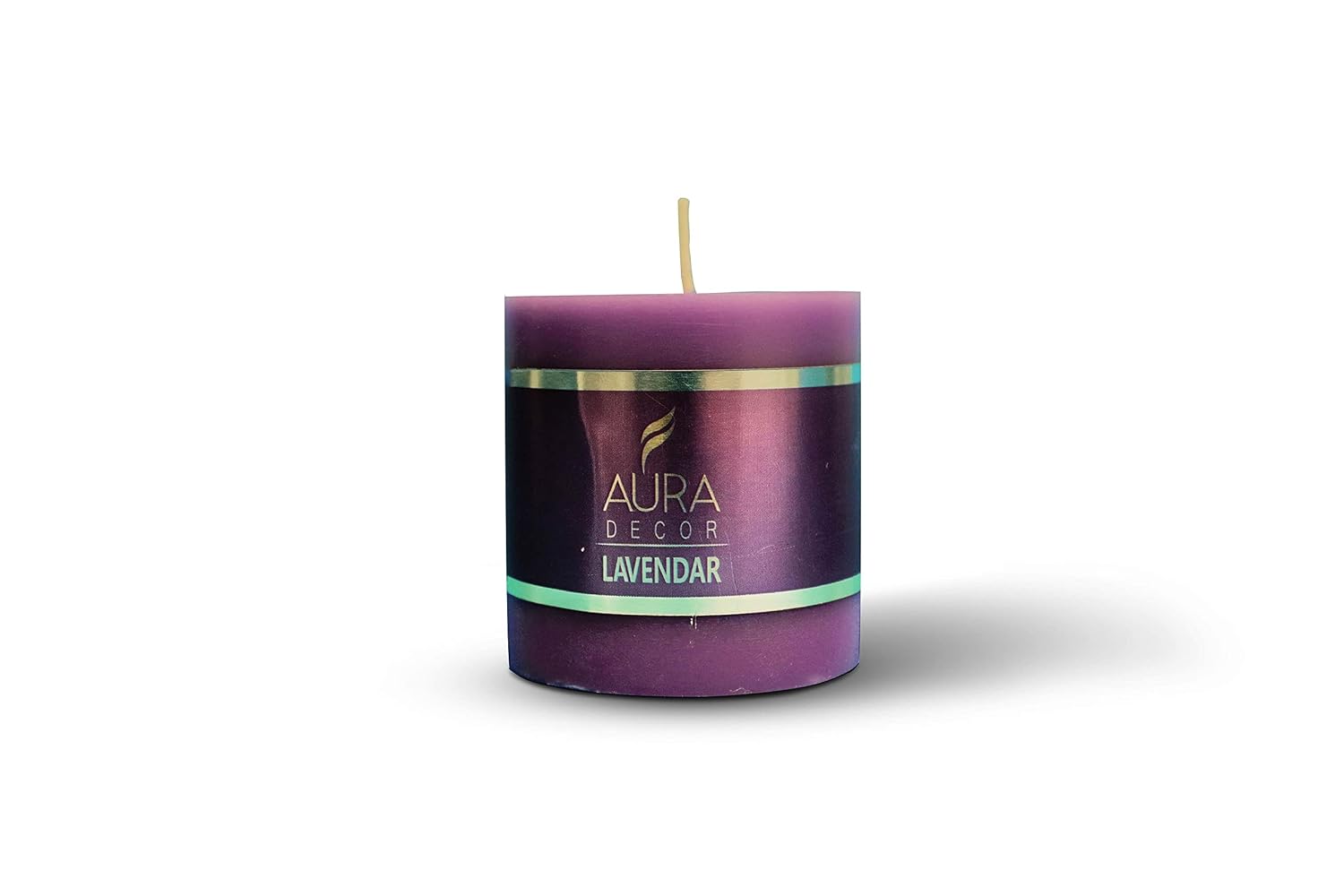 PILLAR CANDLE LAVENDER 2.5 INCH FRAGRANCE | BURNING TIME 30 HOURS SET OF 1