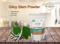 Nkb Organics Giloy Powder Guduchi Gulvel, Amrita, Amruta, Tinospora Cordifolia, Pure Natural & Organic, For Immunity Wellness | 100gm