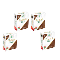 Classic Flavored Herbal Filter Dhoompan Sticks - Pack Of 4X 20 Pcs Herbal Cigarette | Bidi Sticks Rolled In Tendu Leaves, Non-Addictive Sticks - Tobacco Free & Nicotine Free