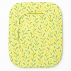 Premium Cotton Single Bedsheets With 1 Pillow Covers - 72x36+6 Inches, Beige | Printed Leaf Single Super Soft Breathable & Wrinkle Free