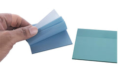 Pastel Green & Blue Sticky Notes Pad 3 X 3 Inch, For Books, Waterproof Sticky Notes 100sheets