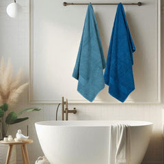 Mush Bamboo Bath Towel | Popcorn Weave 450 Gsm Large Towel For Men & Women | 3x Softer & Absorbent Than Cottton