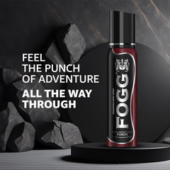 Fogg Punch No Gas Deodorant For Men | Long-lasting Perfume Body Spray 150 Ml 5 Fl.oz.