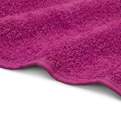 Welspun Alpha Cotton Large Bath Towel Soft & Absorbent 500 Gsm (Dobby - Raspberry)