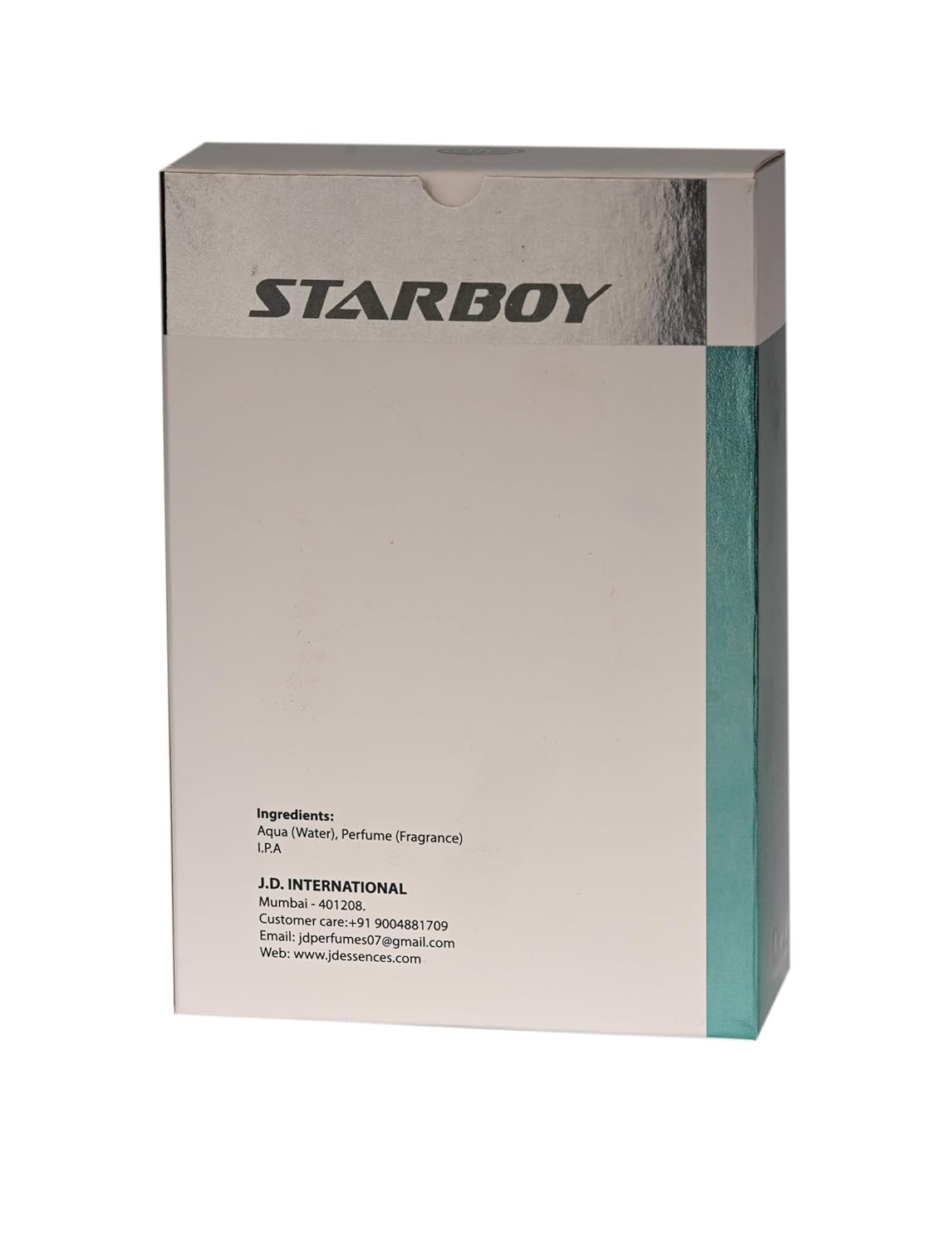JD International Star Boy White Apparel Unisex Perfume With Long Lasting Fragrance - 100ml, 3.4 Fl.oz | Perfume For Men & Women