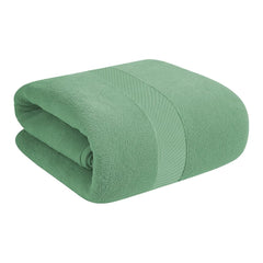 House Of Terry 100% Cotton Bath Towel 450 Gsm | Quick Dry, Soft & Absorbent, Fade-Resistant, Skin-Friendly For Men & Women Towel (Green)