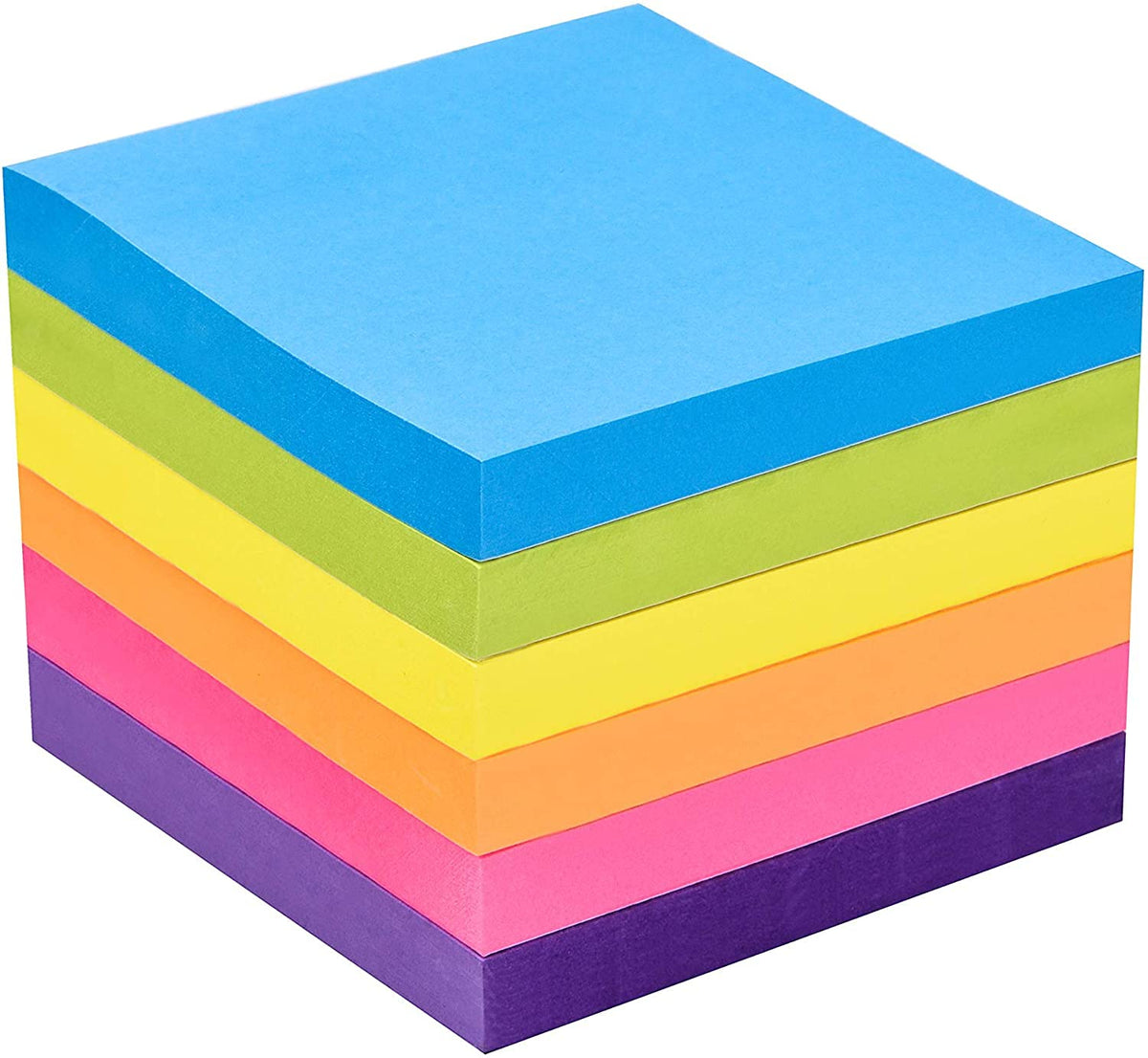 400 Sheets Sticky Notes (5 Mix Colors 80 Sheets Each Color) | Bookmarks Sticks (Pack Of 2)