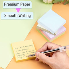 Macaron Sticky Notes - 400 Sheets, Strong Adhesive | Ideal For Notes, Organization & Reminders