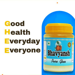 Premium Pure Buffalo Ghee By Bhavyansh | Healthy & Nutrients Pure Ghee Perect For Good Fat in Your Body | (500ml) 16.9 Ounce | Jar Pack