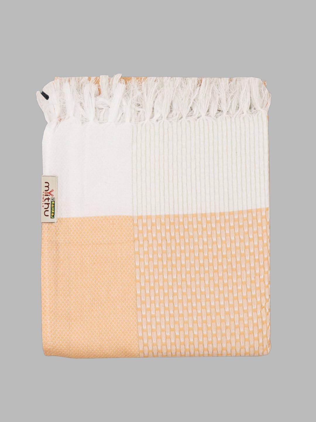 Ramraj 100% Cotton Signature Checked Bath Towel 1200 Gsm (Multicolor)- Pack Of 4