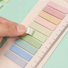 Multicolor Sticky Notes Strips, 200 Sheets (Pack Of 2) | Sticky Notes For Study, School & Office Use