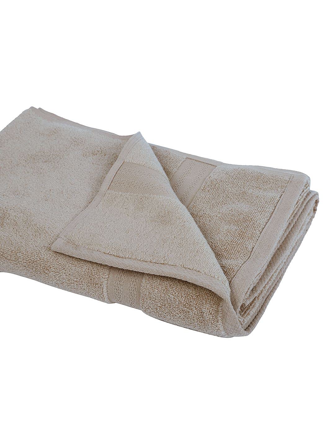 Bianca Ultra Soft Zero Twist 100% Cotton Bath Towel 500 Gsm | Super Absorbent, Fluffy Aerocore Organic Technology (Wheat)