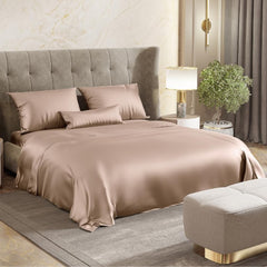 Premium Double Bedsheet For Queen Size | 100 X 90 Inches, Golden Sand With 2 Pillow Covers | Skin Friendly Fabric For Everyday Comfort