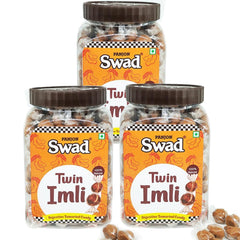 Panjon Swad Twin Imli Candy 1.2kg, (400gm *3) | Khatti Meethi Imly | Jar Pack