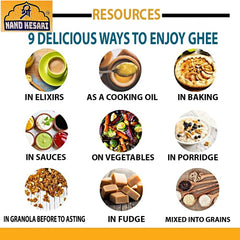 100% Natural Cow'S Ghee By Shri Nand Keshri | Good Source Of Healthy & Pure Ghee Perect For Pulao, Dhosa | (1 Litre) 33.8 Ounce | Box Pack