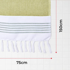 The Better Home Cotton Large Size Bath Towel 1200 Gsm | Soft Towel For Men Women Anti-Odour High Absorbency Quick Dry Towel (Green) - 4 Pcs