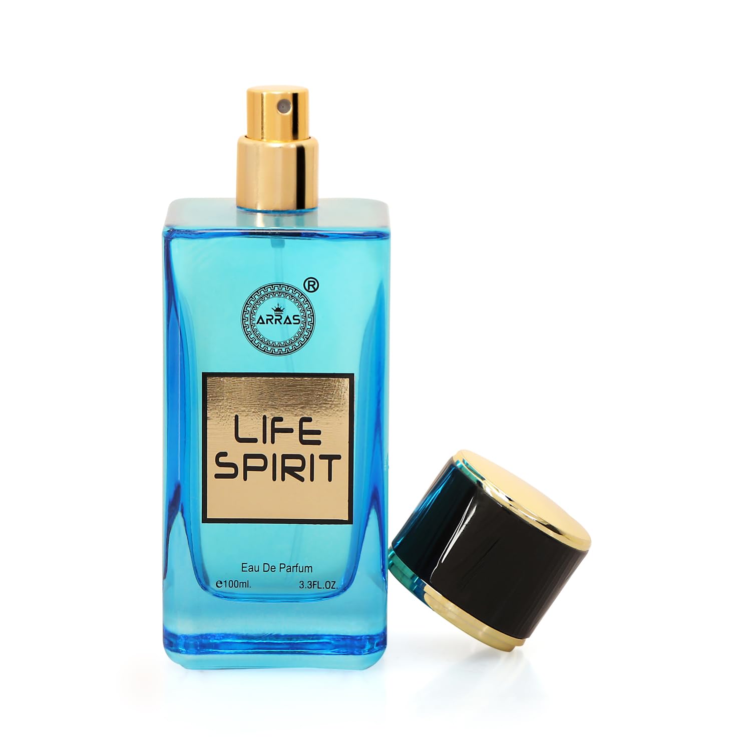 Arras Life Spirit Blue Eau De  Parfum 100ml 3.3 Fl.oz. | 24 Hours Long Lasting Luxury Fragrance For Her | Best For Partywear