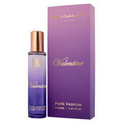 Bergamot Beaute Valentine Pure Parfum 30ml 1.0 Fl.oz. | 12+ Hrs Long Lasting Perfume For Women | Higher Concentration Than EDP