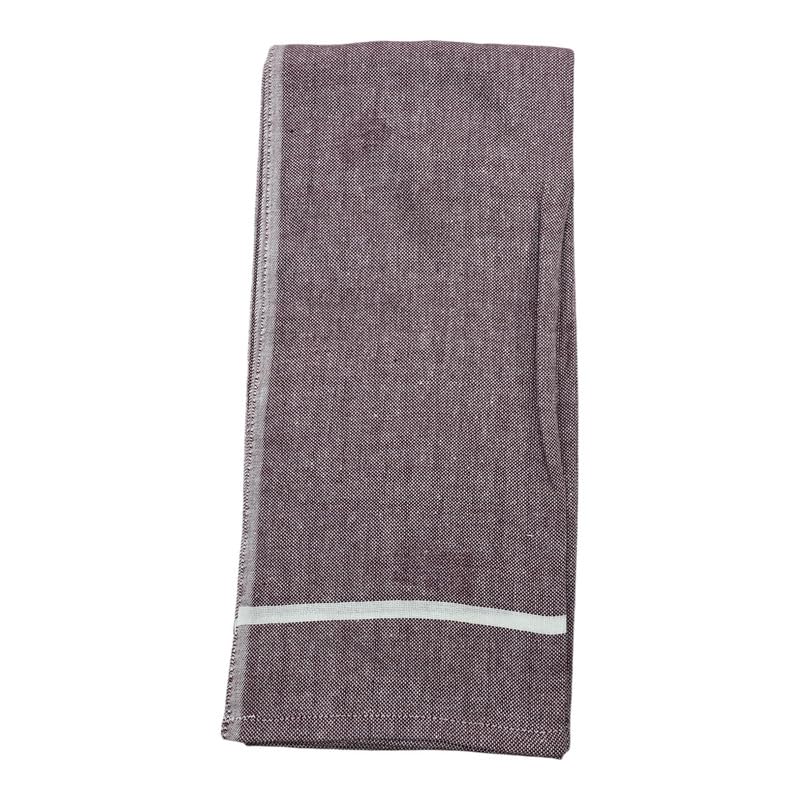Ambika Stores & Readymades Large Size Kerala Traditional Cotton Bath Towel/Thorthu 350 Gsm | Light Weight Kerala Thorth & Stitched Towels (Brown)