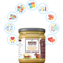 Pure Premium Malkangani Ghee (Jyotishmati) By Bhumi Organic Farm | Naturally & Healthy Bilona Method Cow Ghee Perfect For Moisturize Dry Skin | (250ml) 8.4 Ounce | Jar Pack