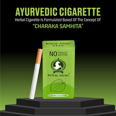 Royal Swag Ayurvedic & Herbal Cigarettes 100% Tobacco-Free & Nicotine-Free Paan Flavour (20 Sticks) | Made With 100% Natural Ingredients - Made In India