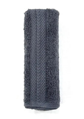 Bombay Dyeing Tulip 100% Soft Cotton Hand Towels 1200 Gsm (Dark Grey) - Set Of 6