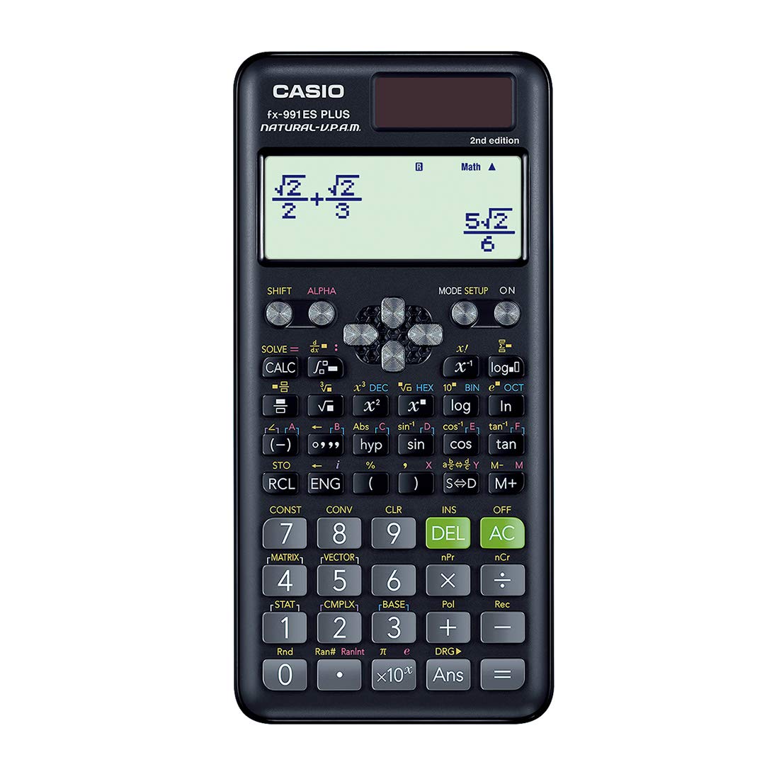 Casio FX-991ES Plus-2nd Edition Scientific Calculator & Casio FX-82MS 2nd Gen Scientific Calculator