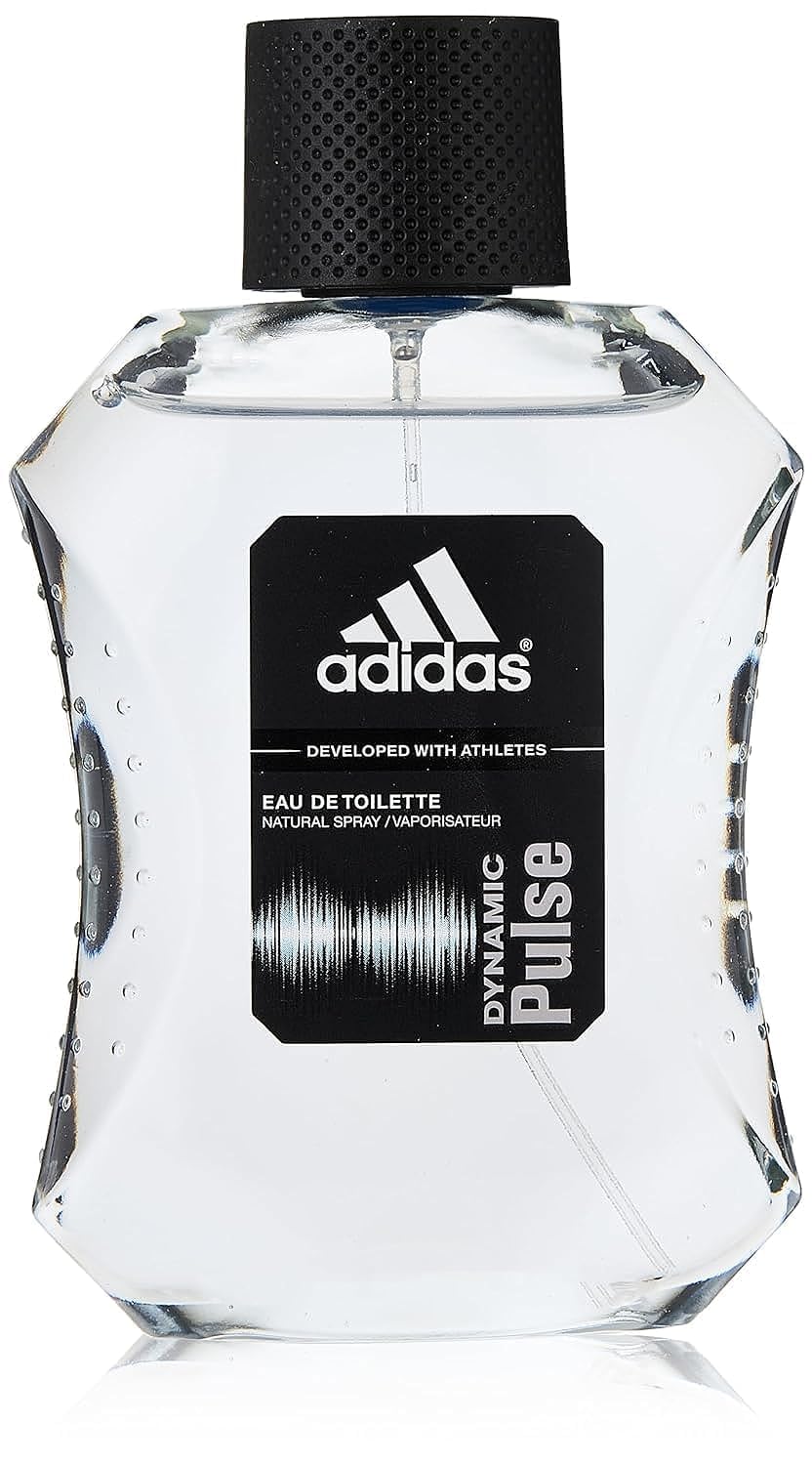 Adidas Dynamic Pulse Eau De Toilette Spray 100ml 3.4 Fl.oz. Developed With Athletes | Masculine Fragrance