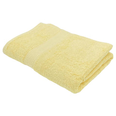 PatPug 100% Indian Ultra Soft Cotton 450 Gsm Bath Towel Large Bath Towel | Highly Absorbent Quick Drying Durable Towel For Men, Women & Kids (Sunray Yellow)