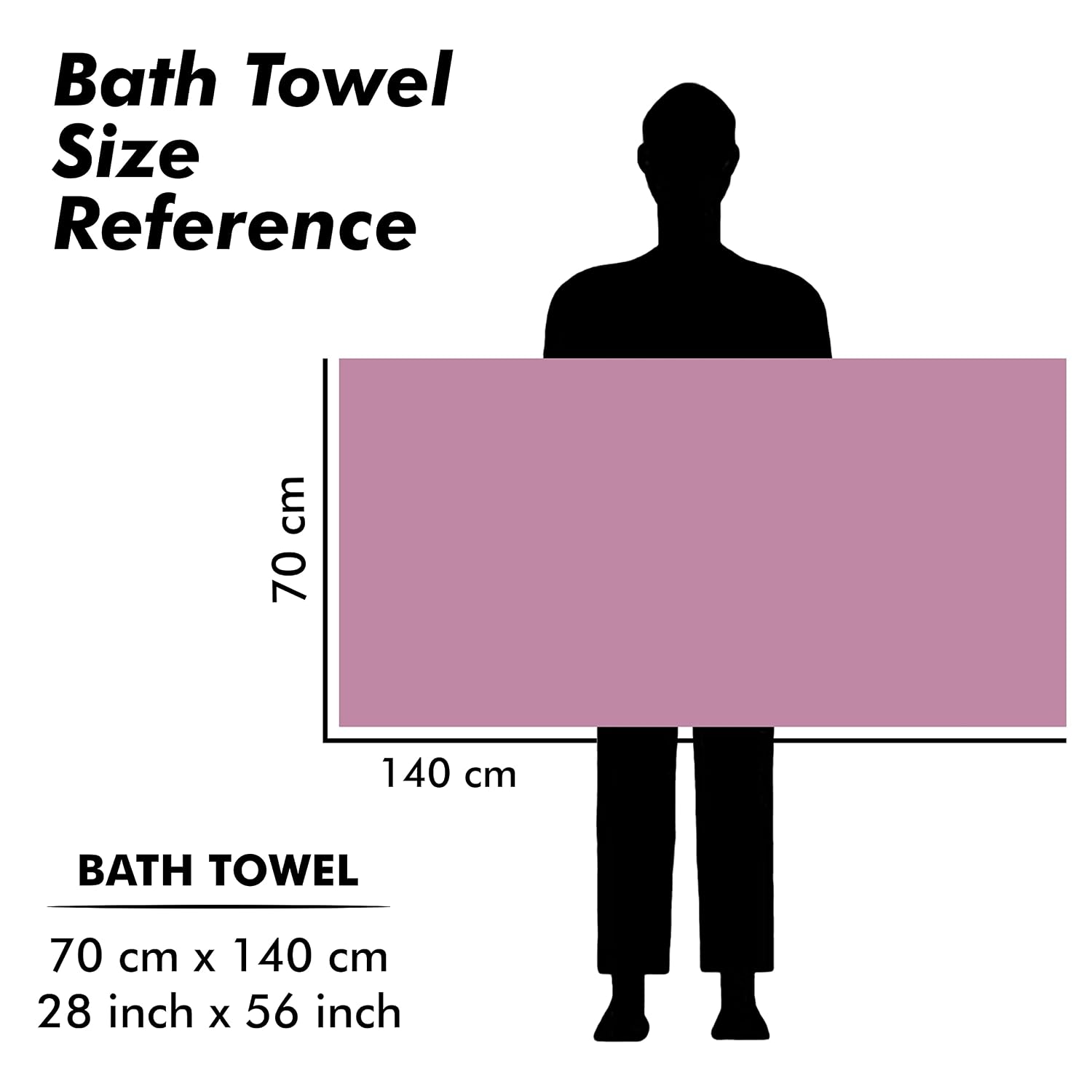 Urbanleaf Microfiber Large Bath Towel 300 Gsm | Quick Dry Super Absorbent Bath Towel For Men & Women | Pack Of 2 (Light Green & Purple)