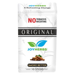 Herbal Cigarettes For Smoking 100% Tobacco Free & Nicotine Free - Made With Natural & Ayurvedic Herbs, Original Flavoured King Size Herbal Smoke Sticks Pack Of 10