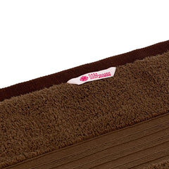 Casa Copenhagen Egyptian Cotton Zero Twist Large Bath Towel 500 Gsm (Brown)