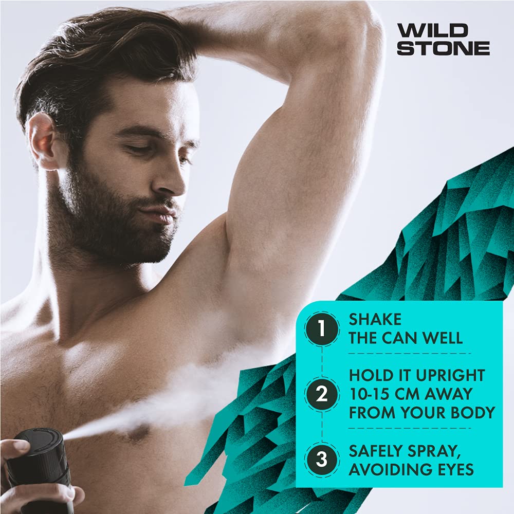 Wild Stone Edge Deodorants Men Body Spray 300ml 10.1 Fl.oz | Perfect Gift Set For Special One | Pack Of 2