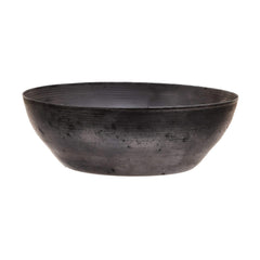 Pure Black Iron Heena Bowl, 8.5 Inches | Katora For Henna Mehendi Paste - Hair Colour Bowl